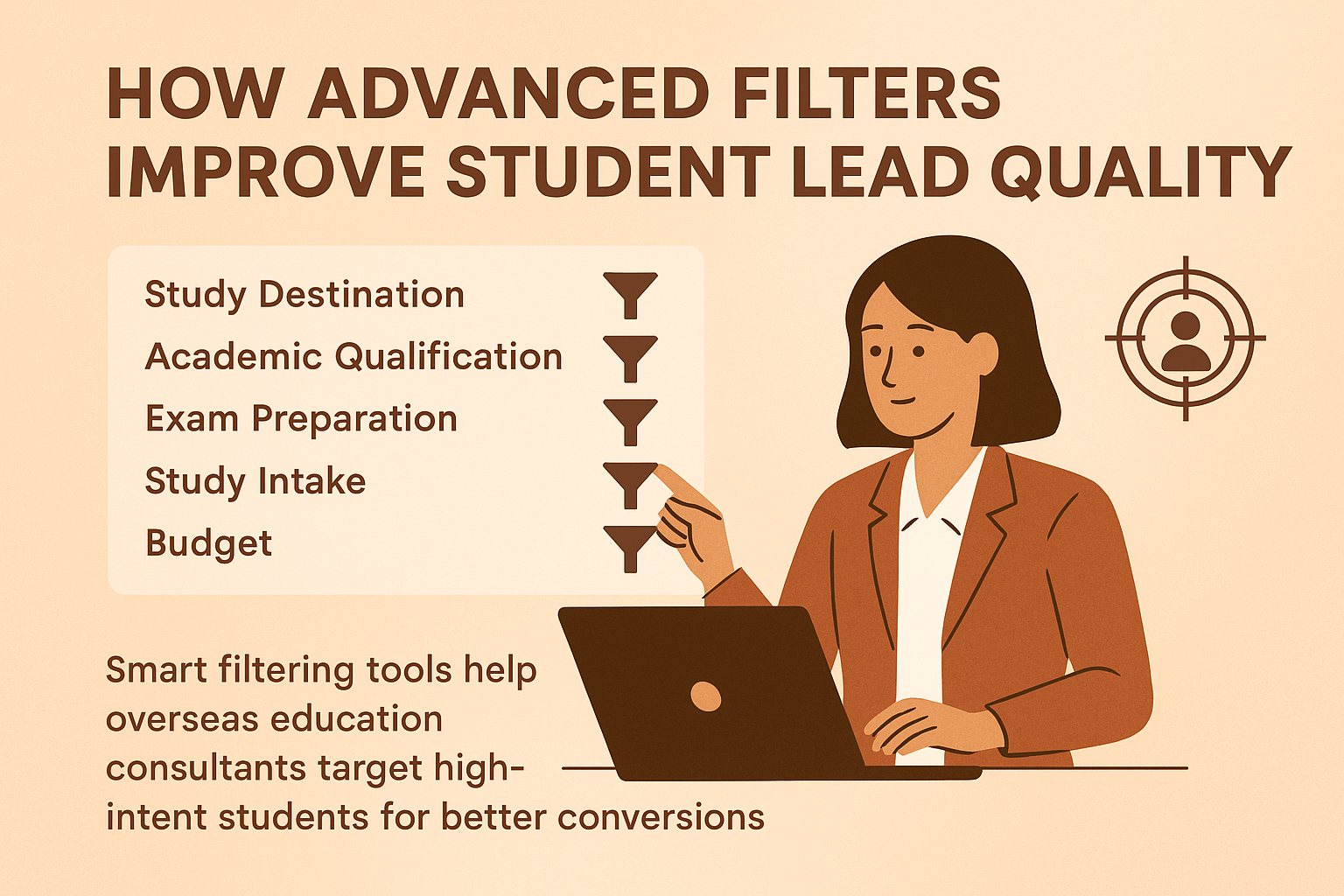 Advanced lead filters improving overseas education lead quality
